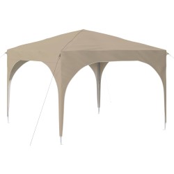 Tente de fête pop-up 290 x 290 x 245 cm Crème 619827619827