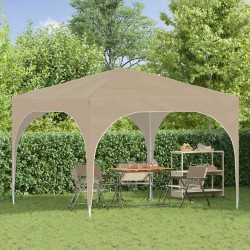 Tente de fête pop-up 290 x 290 x 245 cm Crème 619827619827