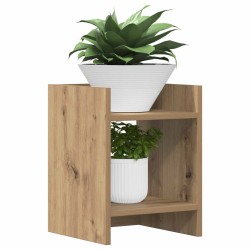 Support de Plante 2 pc Chêne Artisanal 30 x 30 x 40 cm 619830619830
