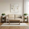 Support de Plante 2 pc Chêne Artisanal 30 x 30 x 40 cm 619830619830