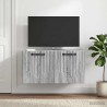 Meuble TV mural Sonoma gris 59,5 x 31 x 30 cm Bois d'ingénierie 619840619840