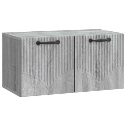 Meuble TV mural Sonoma gris 59,5 x 31 x 30 cm Bois d'ingénierie 619840619840