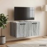Meuble TV mural Sonoma gris 59,5 x 31 x 30 cm Bois d'ingénierie 619840619840