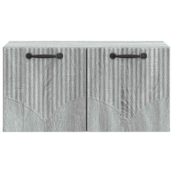 Meuble TV mural Sonoma gris 59,5 x 31 x 30 cm Bois d'ingénierie 619840619840