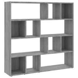 Bibliothèque/Séparateur de pièce Sonoma gris 105x24x102 cm 619849619849