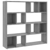 Bibliothèque/Séparateur de pièce Sonoma gris 105x24x102 cm 619849619849