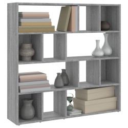 Bibliothèque/Séparateur de pièce Sonoma gris 105x24x102 cm 619849619849
