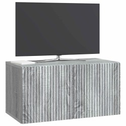 Meuble TV mural Sonoma gris 59,5 x 31 x 30 cm Bois d'ingénierie 619852619852