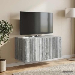 Meuble TV mural Sonoma gris 59,5 x 31 x 30 cm Bois d'ingénierie 619852619852