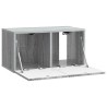 Meuble TV mural Sonoma gris 59,5 x 31 x 30 cm Bois d'ingénierie 619852619852