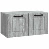 Meuble TV mural Sonoma gris 59,5 x 31 x 30 cm Bois d'ingénierie 619859619859