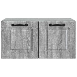 Meuble TV mural Sonoma gris 59,5 x 31 x 30 cm Bois d'ingénierie 619859619859