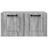 Meuble TV mural Sonoma gris 59,5 x 31 x 30 cm Bois d'ingénierie 619859619859