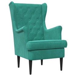 Fauteuil Turquoise Velours 619860619860
