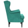 Fauteuil Turquoise Velours 619860619860