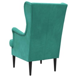 Fauteuil Turquoise Velours 619860619860