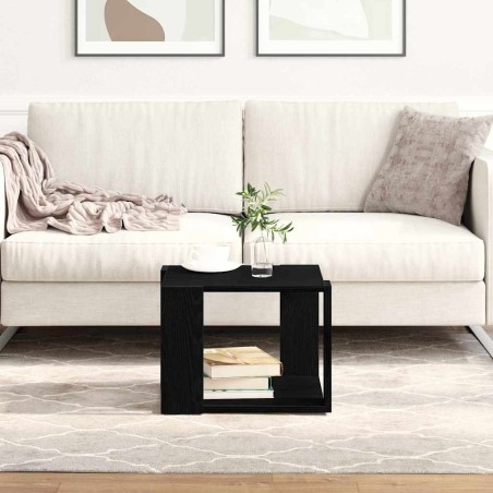 Table basse Chêne noir 40 x 40 x 30 cm Bois d'ingénierie 619862619862
