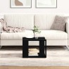 Table basse Chêne noir 40 x 40 x 30 cm Bois d'ingénierie 619862619862