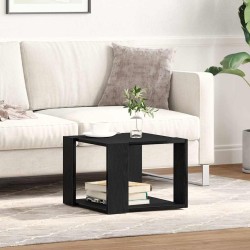 Table basse Chêne noir 40 x 40 x 30 cm Bois d'ingénierie 619862619862