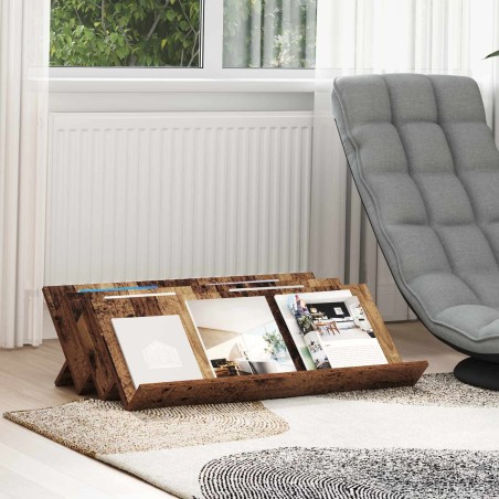 Étagère à magazines avec étagère Bois ancien 90 x 53 x 28,5 cm 619871619871