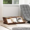 Étagère à magazines avec étagère Bois ancien 90 x 53 x 28,5 cm 619871619871