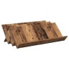 Étagère à magazines avec étagère Bois ancien 90 x 53 x 28,5 cm 619871619871
