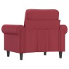 Fauteuil Rouge bordeaux 60 cm Similicuir 619877619877