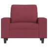 Fauteuil Rouge bordeaux 60 cm Tissu 619878619878