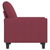 Fauteuil Rouge bordeaux 60 cm Tissu 619878619878