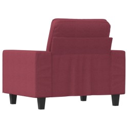 Fauteuil Rouge bordeaux 60 cm Tissu 619878619878
