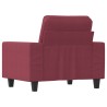 Fauteuil Rouge bordeaux 60 cm Tissu 619878619878
