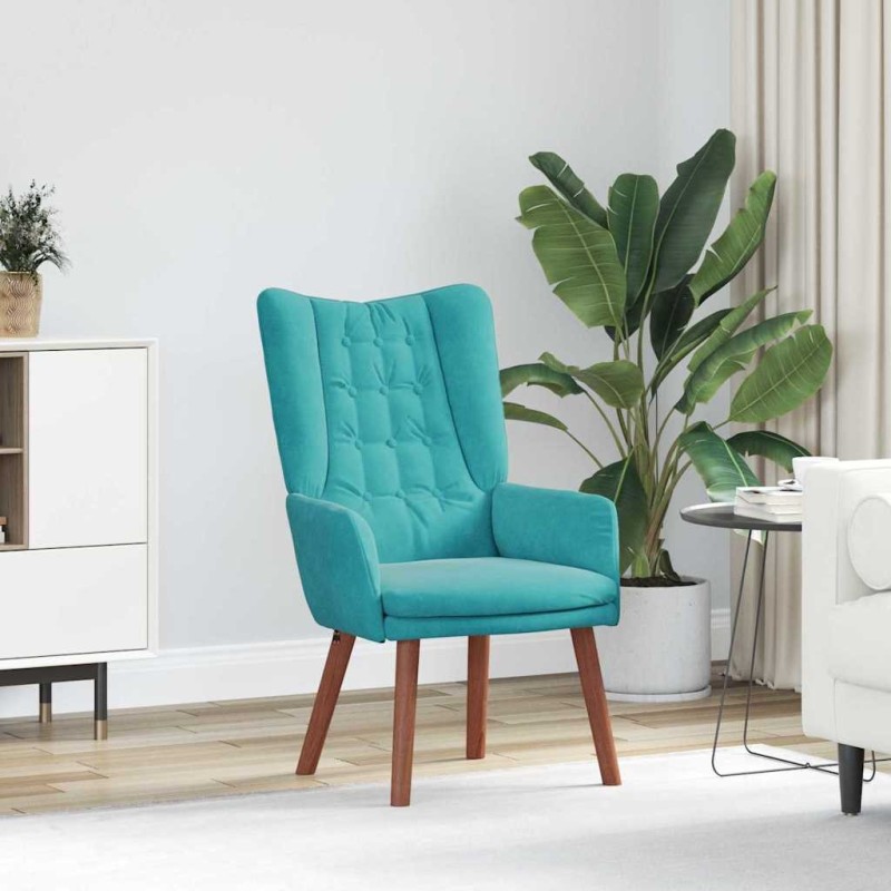 fauteuil Turquoise 63 x 67 x 94 cm Velours 619879619879