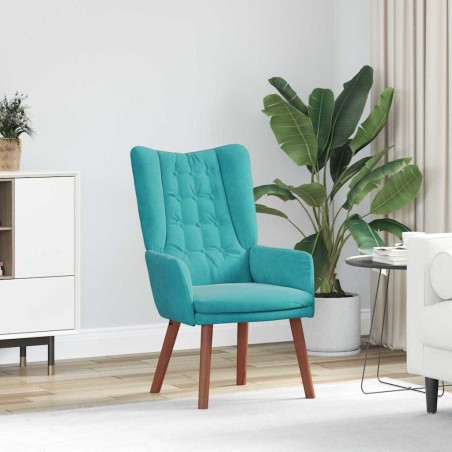 fauteuil Turquoise 63 x 67 x 94 cm Velours 619879619879