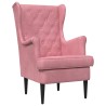 Fauteuil Rose Velours 619880619880