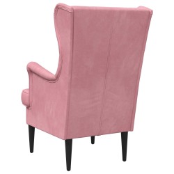Fauteuil Rose Velours 619880619880