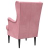 Fauteuil Rose Velours 619880619880