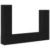Ensemble meuble TV 6 pcs Chêne noir Bois d'ingénierie 619881619881
