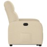 Fauteuil inclinable électrique crème tissu 619885619885