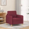 Fauteuil Rouge bordeaux 60 cm Tissu 619886619886