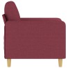 Fauteuil Rouge bordeaux 60 cm Tissu 619886619886