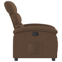 Fauteuil inclinable Marron Tissu 619896619896