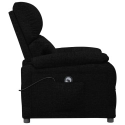 Fauteuil inclinable électrique Noir Tissu 619897619897