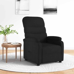 Fauteuil inclinable Noir Tissu 619898619898