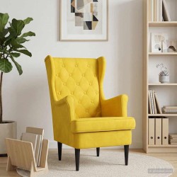 Fauteuil Jaune Velours 619902619902