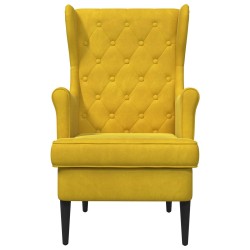 Fauteuil Jaune Velours 619902619902