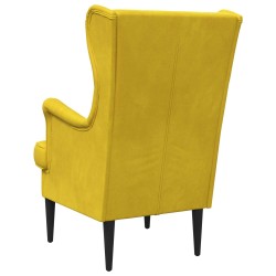Fauteuil Jaune Velours 619902619902