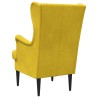 Fauteuil Jaune Velours 619902619902