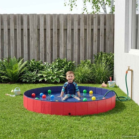 Piscine pour enfants Rouge Ø300 x 38 cm 619903619903