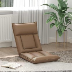 Fauteuil de sol ajustable Cappuccino Simili cuir 619905619905