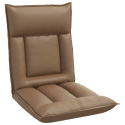 Fauteuil de sol ajustable Cappuccino Simili cuir 619905619905